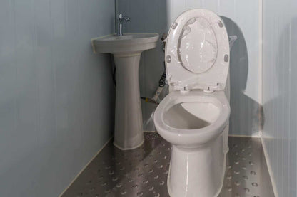 Movotex Durable Portable Toilet Unit - Ceramic Toilet Model