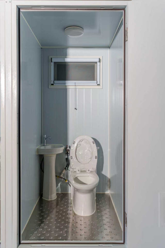 Movotex Durable Portable Toilet Unit - Ceramic Toilet Model