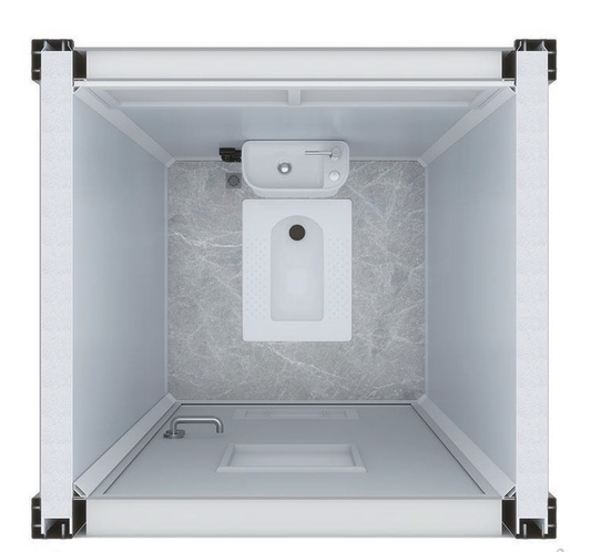 Modular mobile bathroom