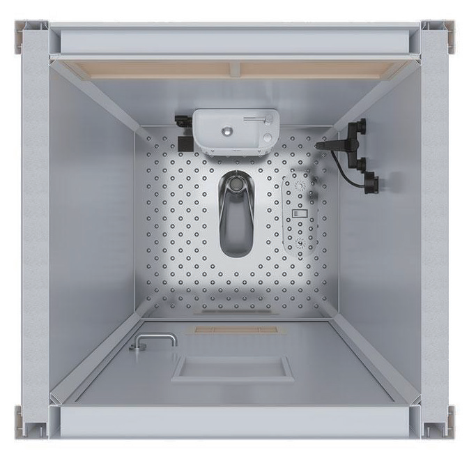 Modular mobile bathroom 2